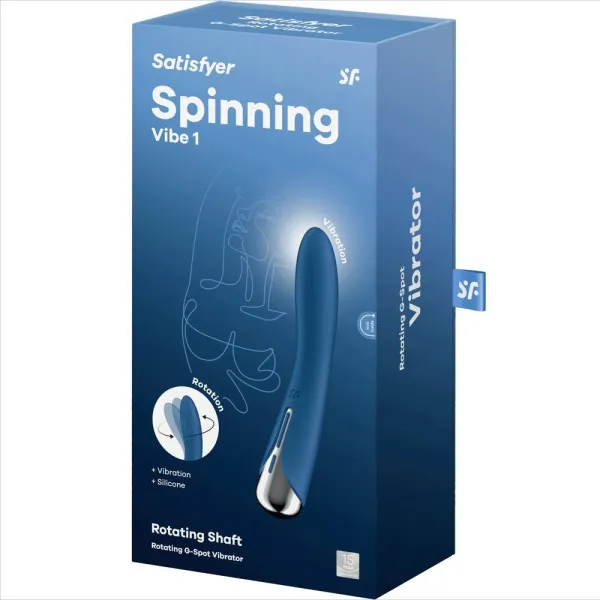 Spinning Vibe 1 G-Spot Blauer Rotator Vibrator von Satisfyer Vibrator | Fesselliebe.de