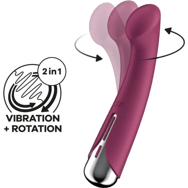 Spinning G-Sport 1 Rotator Vibrator Rot von Satisfyer Vibrator | Fesselliebe.de