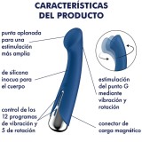 Spinning G-Sport 1 Rotator Vibrator Blau von Satisfyer Vibrator | Fesselliebe.de