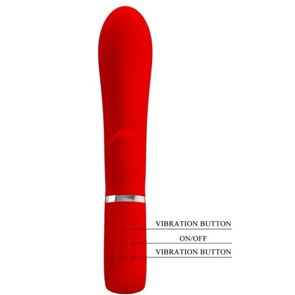 Thomas Multifunktions-G-Spot-Vibrator Rot von Pretty Love Flirtation | Fesselliebe.de