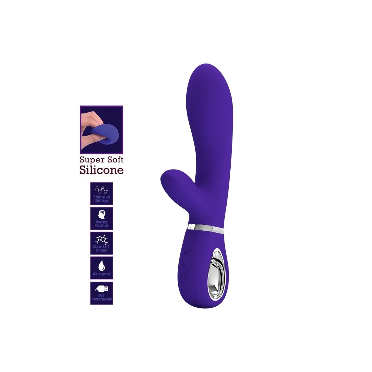 Thomas Multifunktions-G-Spot-Vibrator Lila von Pretty Love Flirtation | Fesselliebe.de