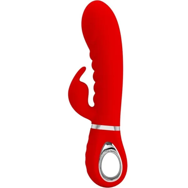 Prescott Multifunktions-G-Spot-Vibrator Rot von Pretty Love Flirtation | Fesselliebe.de