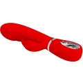 Prescott Multifunktions-G-Spot-Vibrator Rot von Pretty Love Flirtation
