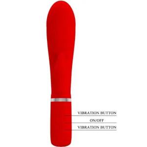Prescott Multifunktions-G-Spot-Vibrator Rot von Pretty Love Flirtation