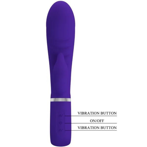 Prescott Multifunktions-G-Spot-Vibrator Lila von Pretty Love Flirtation | Fesselliebe.de