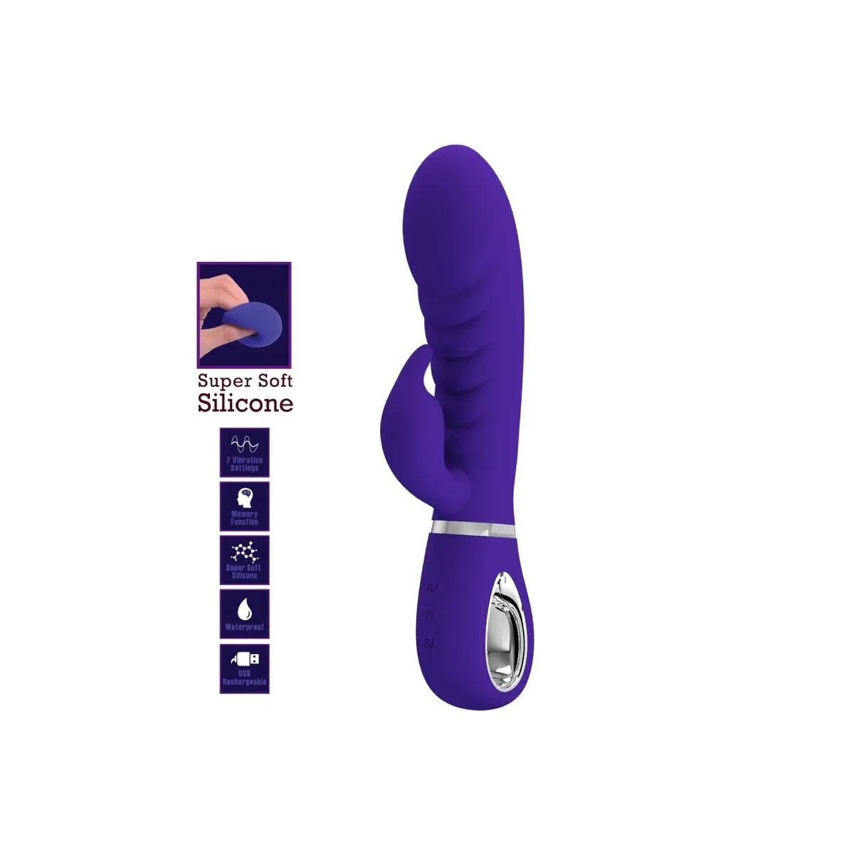 Prescott Multifunktions-G-Spot-Vibrator Lila von Pretty Love Flirtation | Fesselliebe.de
