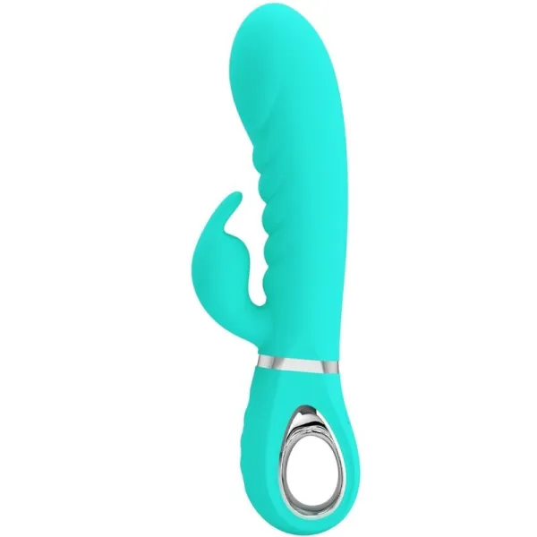 Prescott Multifunktions-G-Spot-Vibrator Aqua Green von Pretty Love Flirtation | Fesselliebe.de