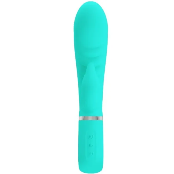Prescott Multifunktions-G-Spot-Vibrator Aqua Green von Pretty Love Flirtation | Fesselliebe.de