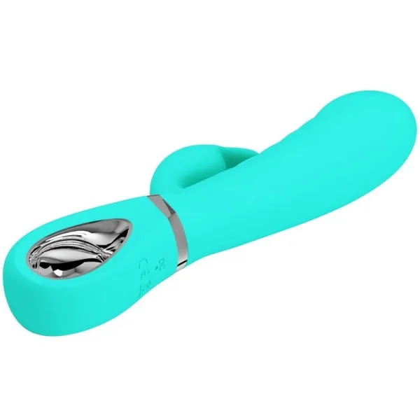 Prescott Multifunktions-G-Spot-Vibrator Aqua Green von Pretty Love Flirtation | Fesselliebe.de