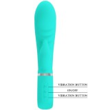 Prescott Multifunktions-G-Spot-Vibrator Aqua Green von Pretty Love Flirtation | Fesselliebe.de