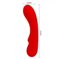 Prescott wiederaufladbarer Vibrator Rot von Pretty Love Smart