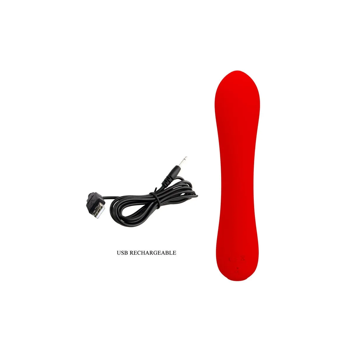 Prescott wiederaufladbarer Vibrator Rot von Pretty Love Smart | Fesselliebe.de