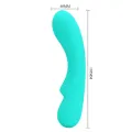 Prescott wiederaufladbarer Vibrator Aqua Green von Pretty Love Smart