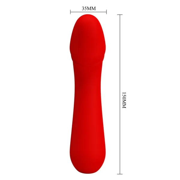 Cetus wiederaufladbarer Vibrator Rot von Pretty Love Smart | Fesselliebe.de