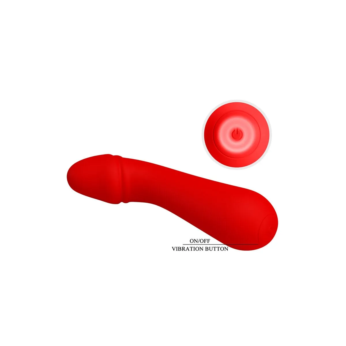Cetus wiederaufladbarer Vibrator Rot von Pretty Love Smart | Fesselliebe.de