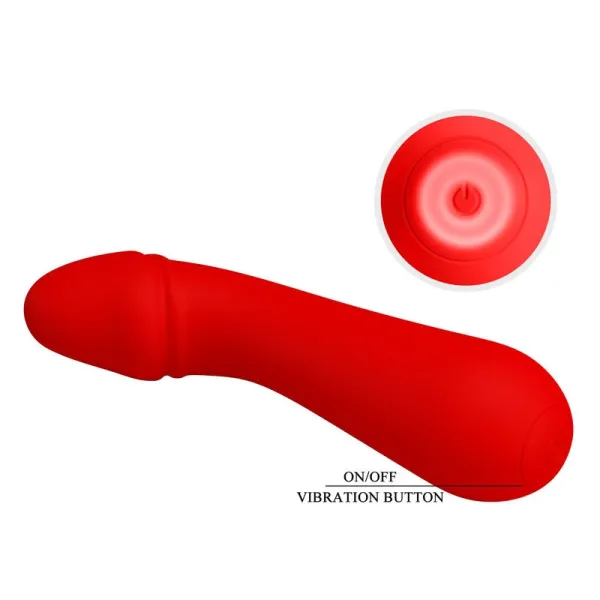 Cetus wiederaufladbarer Vibrator Rot von Pretty Love Smart | Fesselliebe.de