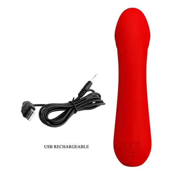 Cetus wiederaufladbarer Vibrator Rot von Pretty Love Smart | Fesselliebe.de
