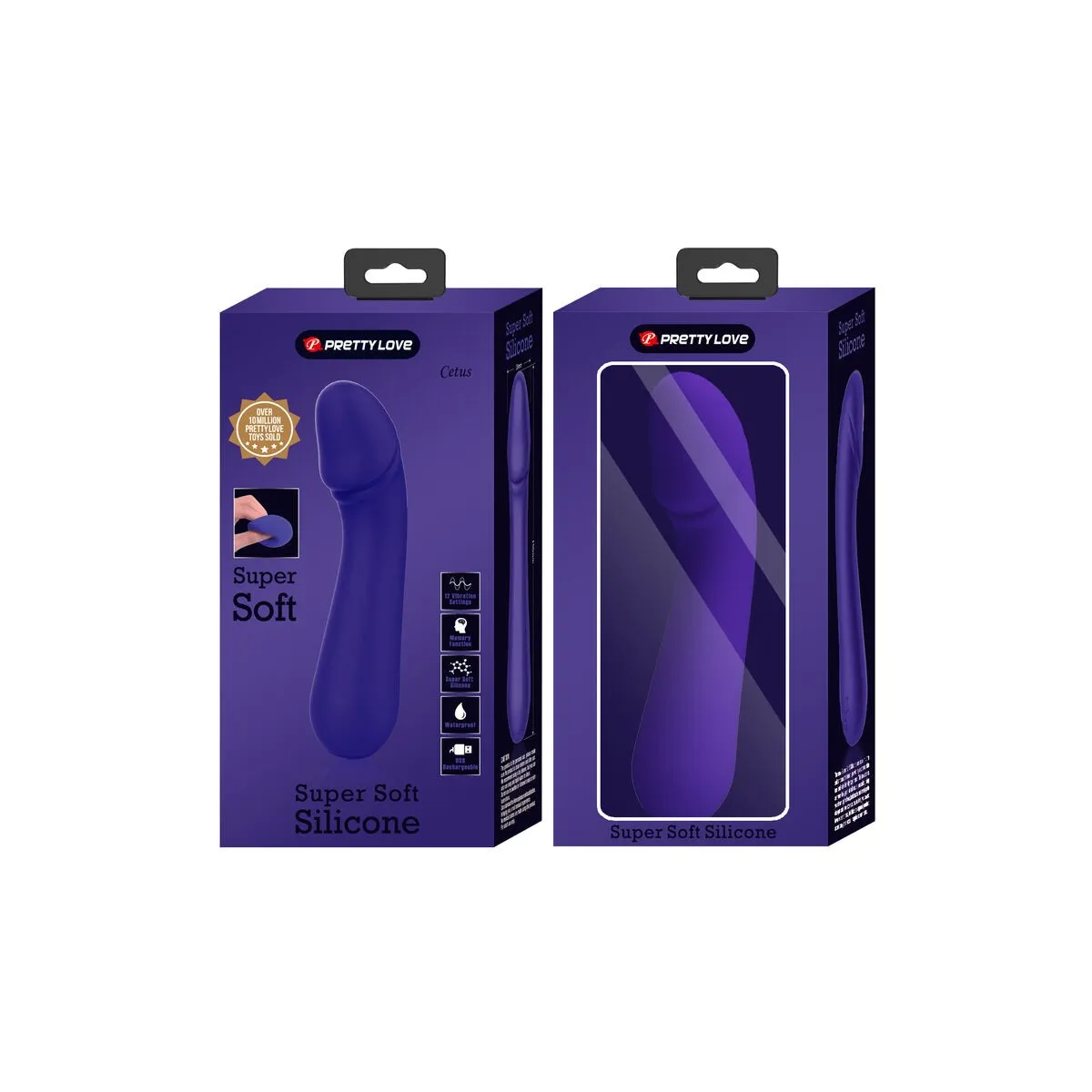 Cetus wiederaufladbarer Vibrator Lila von Pretty Love Smart | Fesselliebe.de