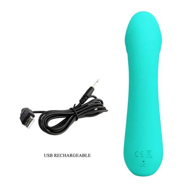 Cetus wiederaufladbarer Vibrator Aqua Green von Pretty Love Smart | Fesselliebe.de