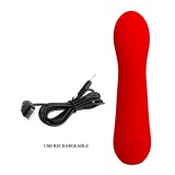 Faun wiederaufladbarer Vibrator Rot von Pretty Love Smart | Fesselliebe.de