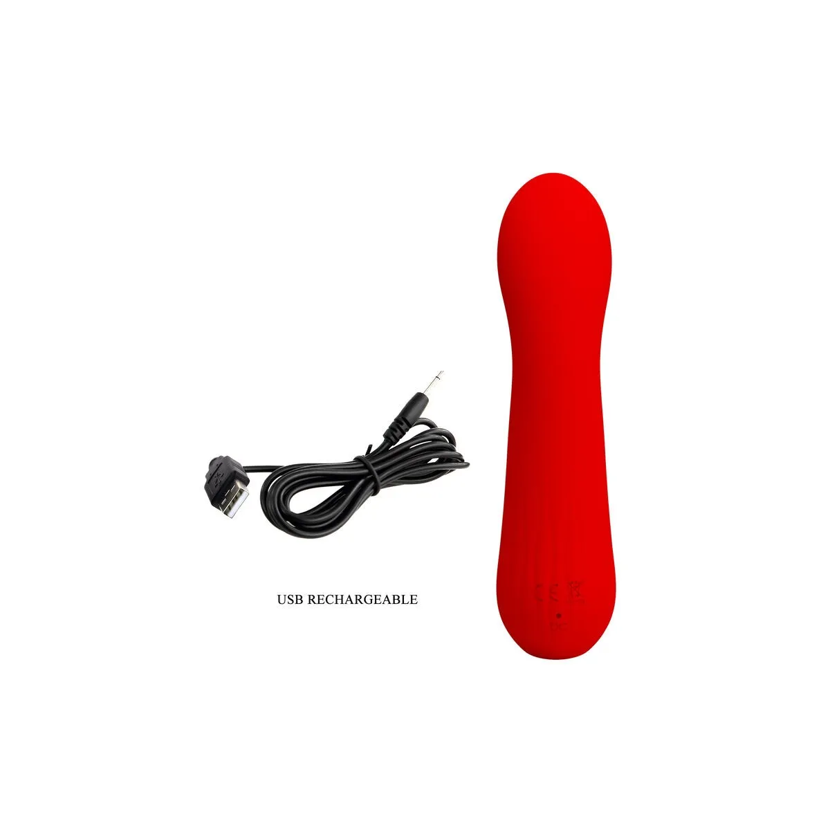 Faun wiederaufladbarer Vibrator Rot von Pretty Love Smart | Fesselliebe.de