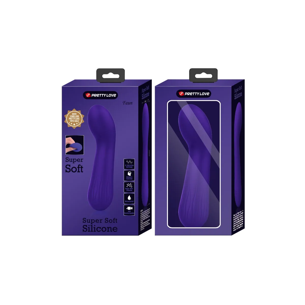 Faun wiederaufladbarer Vibrator Lila von Pretty Love Smart | Fesselliebe.de