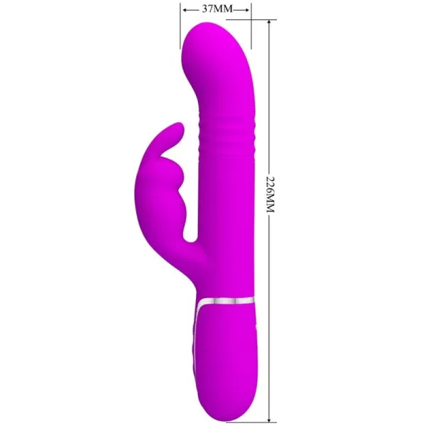 Coale Rabbit Vibrator Perlen Violet von Pretty Love Flirtation | Fesselliebe.de