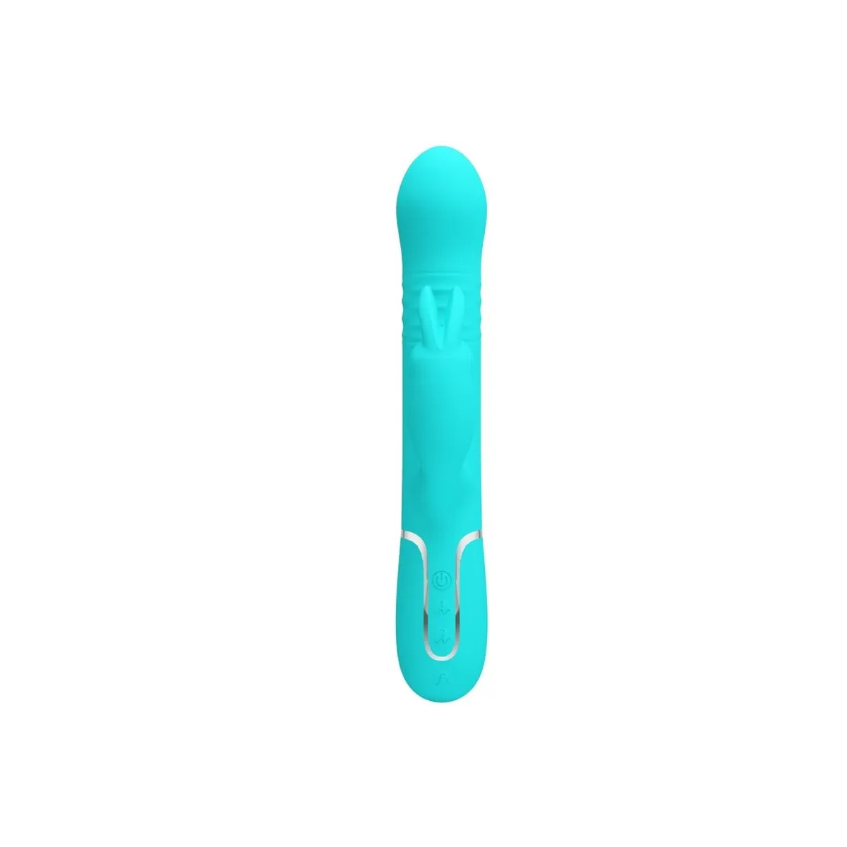 Coale Rabbit Vibrator Perlen Aquagrün von Pretty Love Flirtation | Fesselliebe.de