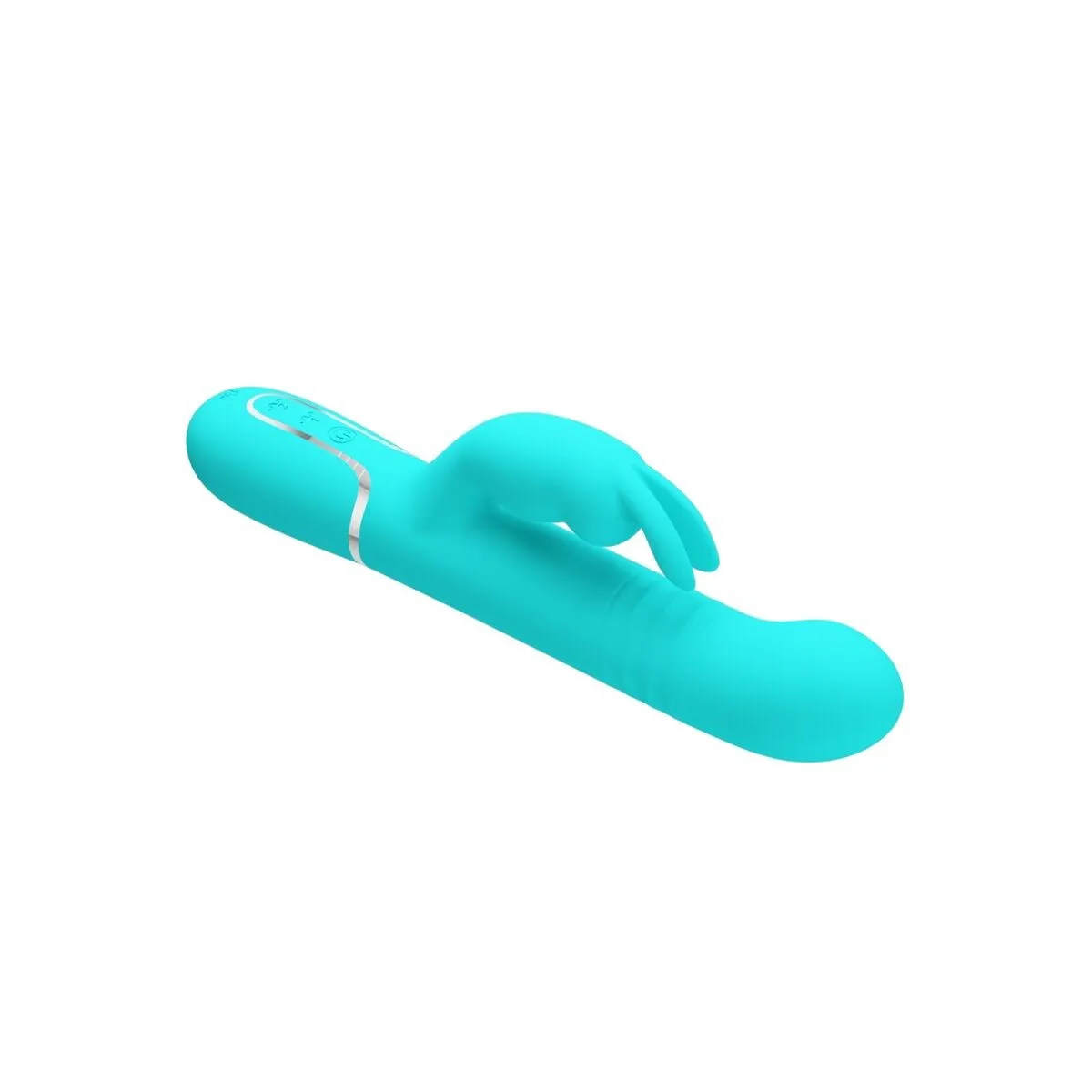 Coale Rabbit Vibrator Perlen Aquagrün von Pretty Love Flirtation | Fesselliebe.de