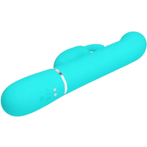 Coale Rabbit Vibrator Perlen Aquagrün von Pretty Love Flirtation | Fesselliebe.de