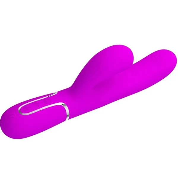 Perlita Multifunktions-3-In-1-G-Spot-Vibrator Violett von Pretty Love Flirtation | Fesselliebe.de