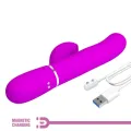 Perlita Multifunktions-3-In-1-G-Spot-Vibrator Violett von Pretty Love Flirtation
