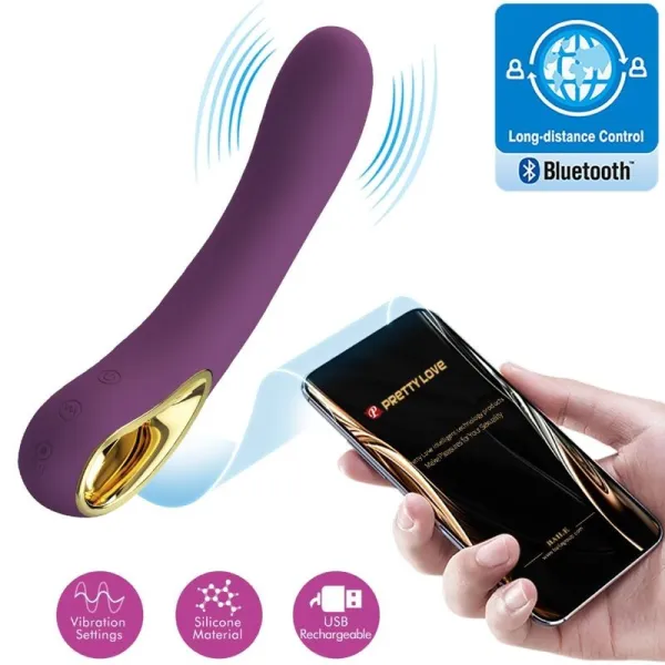 Ethan wiederaufladbarer Vibrator Lila von Pretty Love Smart | Fesselliebe.de