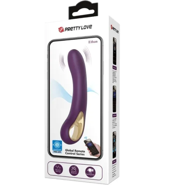 Ethan wiederaufladbarer Vibrator Lila von Pretty Love Smart | Fesselliebe.de