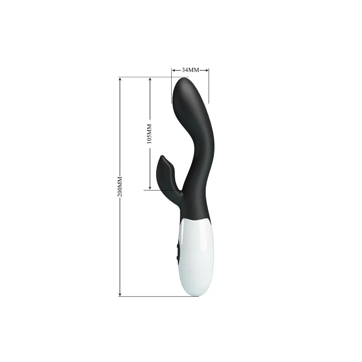 Brighty G-Spot Vibrator Schwarz von Pretty Love Flirtation | Fesselliebe.de