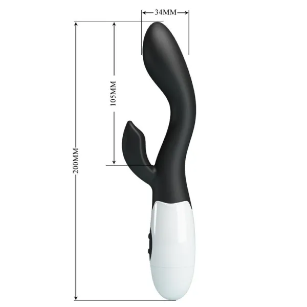 Brighty G-Spot Vibrator Schwarz von Pretty Love Flirtation | Fesselliebe.de