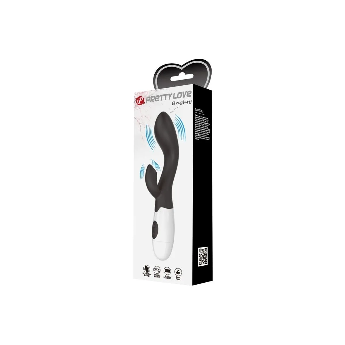Brighty G-Spot Vibrator Schwarz von Pretty Love Flirtation | Fesselliebe.de