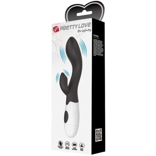 Brighty G-Spot Vibrator Schwarz von Pretty Love Flirtation | Fesselliebe.de