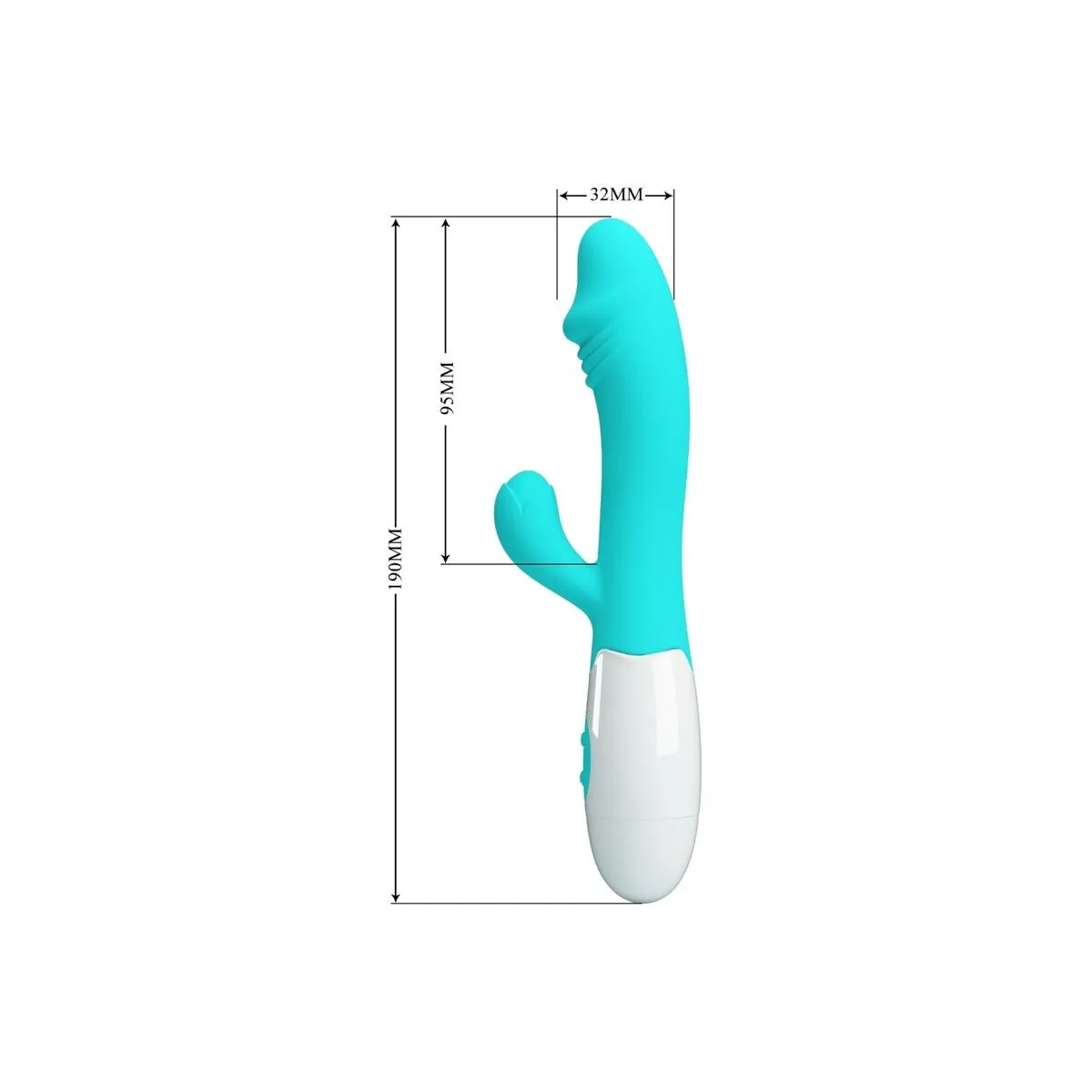 Snappy G-Spot Vibrator Aquagrün von Pretty Love Flirtation | Fesselliebe.de