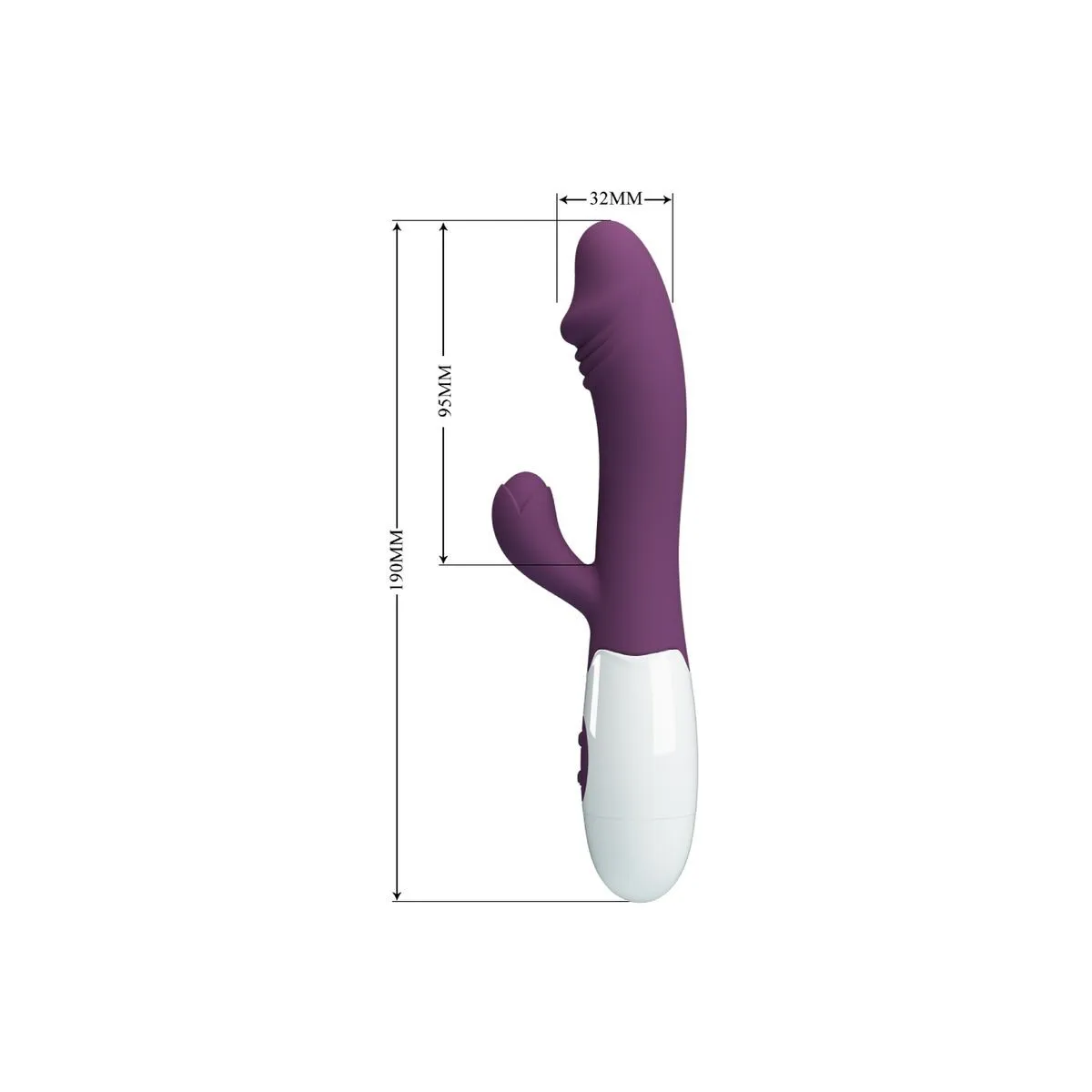 Snappy G-Spot Vibrator Lila von Pretty Love Flirtation | Fesselliebe.de