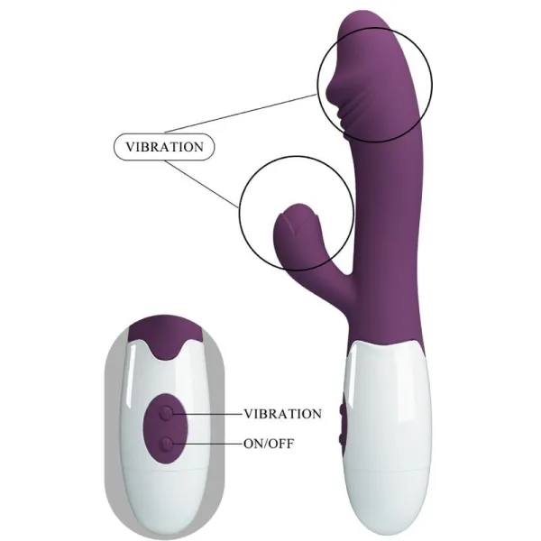 Snappy G-Spot Vibrator Lila von Pretty Love Flirtation | Fesselliebe.de