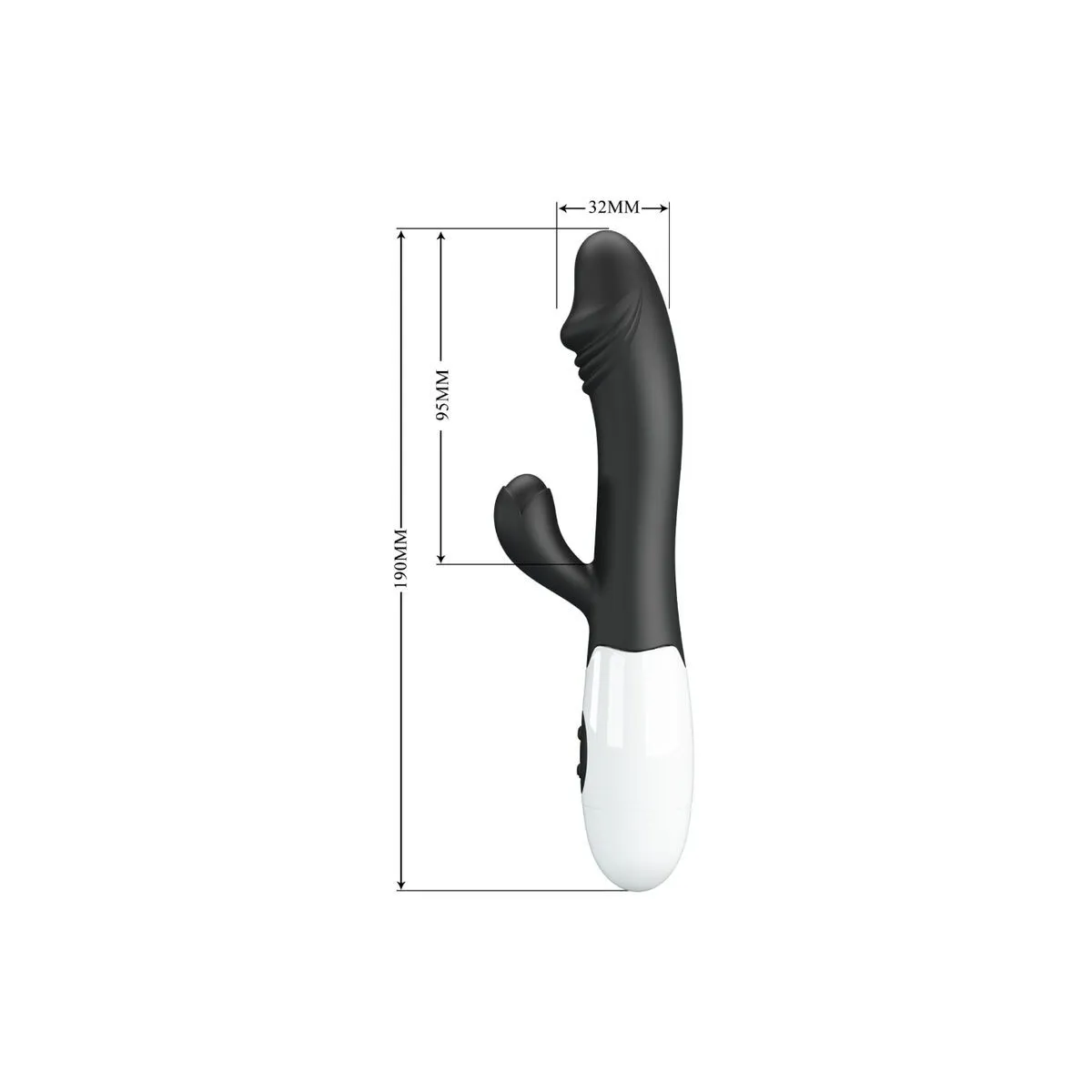 Snappy G-Spot Vibrator Schwarz von Pretty Love Flirtation | Fesselliebe.de