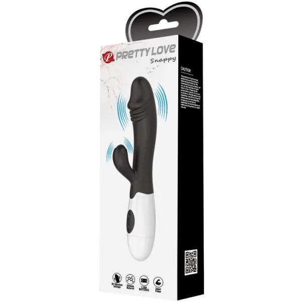 Snappy G-Spot Vibrator Schwarz von Pretty Love Flirtation | Fesselliebe.de
