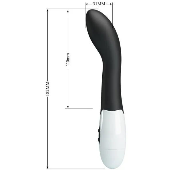 Bishop G-Spot Vibrator 30 Modi Schwarz von Pretty Love Flirtation | Fesselliebe.de