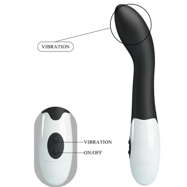 Bishop G-Spot Vibrator 30 Modi Schwarz von Pretty Love Flirtation | Fesselliebe.de