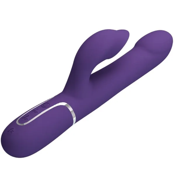Zalin Rabbit Vibrator Perlen 4 In 1 Lila von Pretty Love Flirtation | Fesselliebe.de