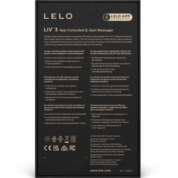 Liv™ 3 G-Spot-Stimulator Violett von Lelo | Fesselliebe.de