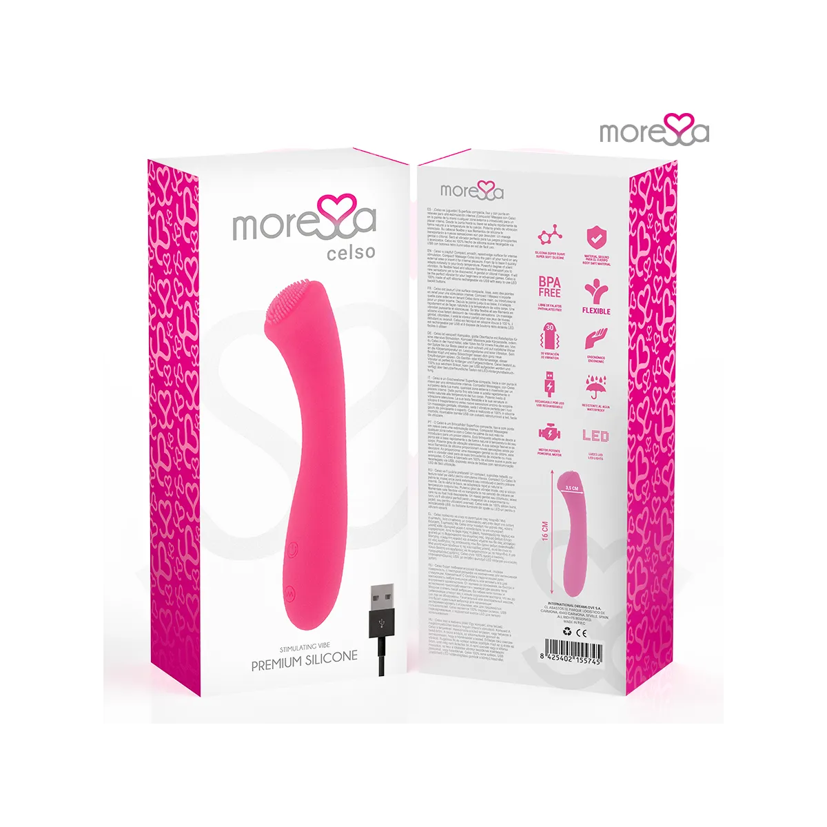 Celso Premium Silikon wiederaufladbar von Moressa | Fesselliebe.de