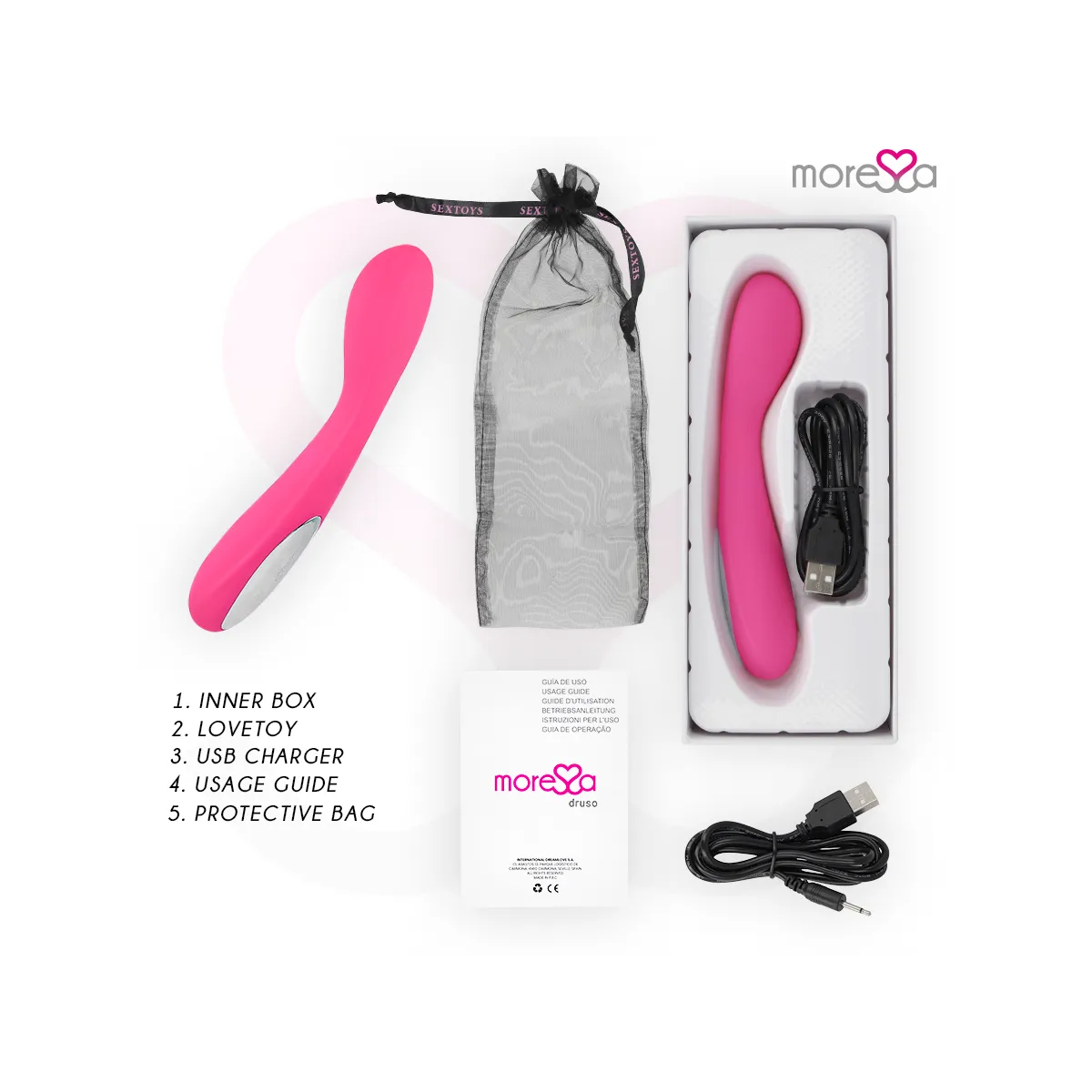 Druso Premium Silikon wiederaufladbar von Moressa | Fesselliebe.de