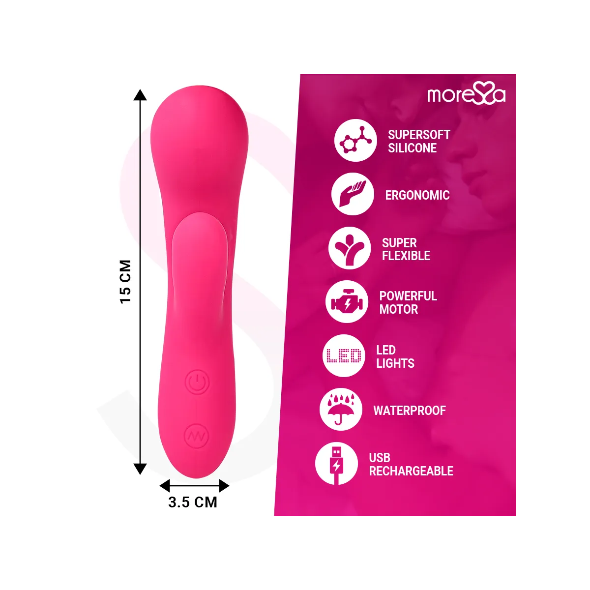 Jerry Premium Silikon wiederaufladbar von Moressa | Fesselliebe.de